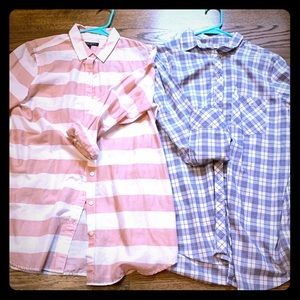 2 Banana Republic Button Downs
